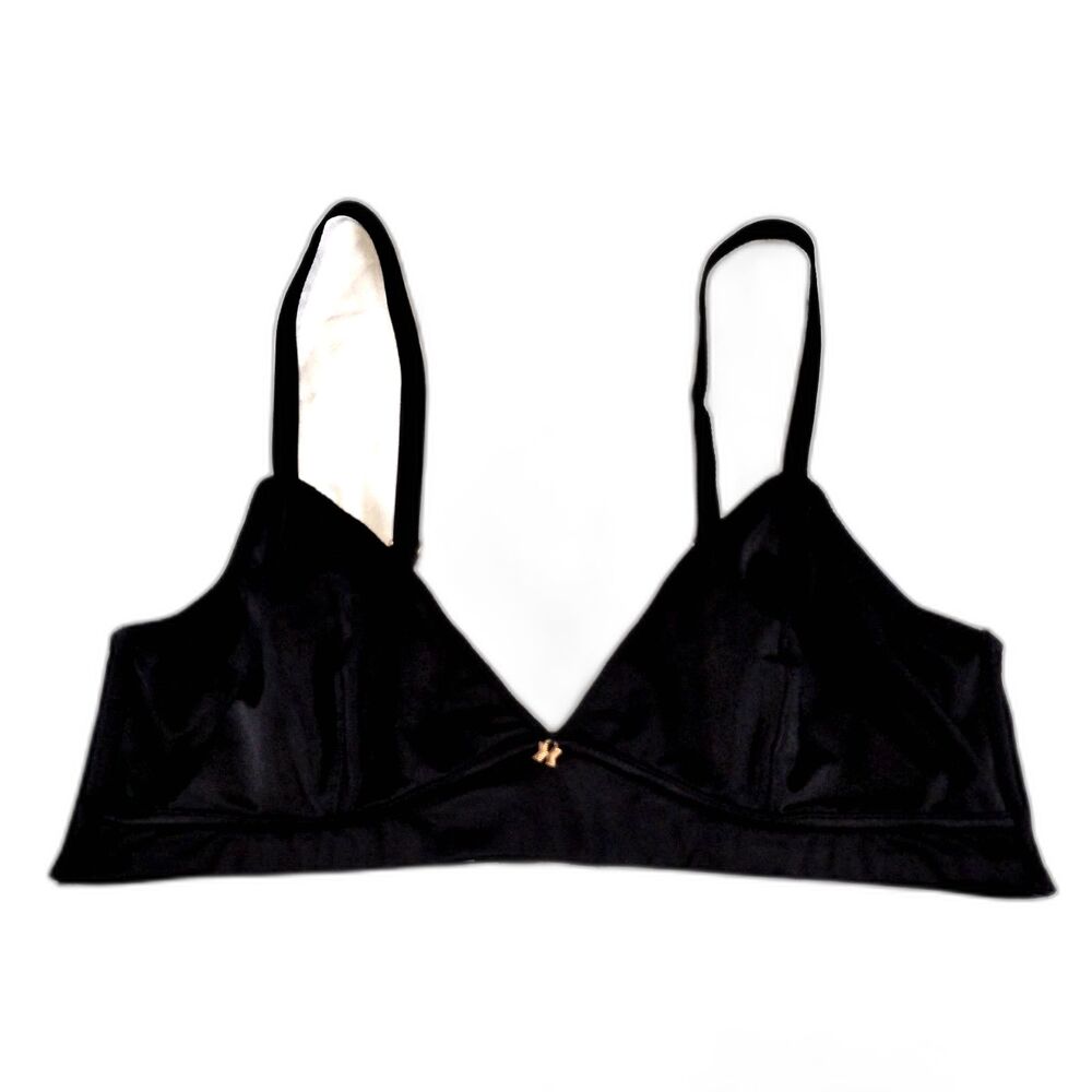 Savage X Fenty Light Support Unlined Bra Size Small Black